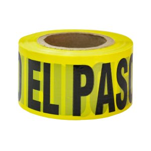 Banda Prohibido el Paso Amarilla 3" x 300 m (pieza)