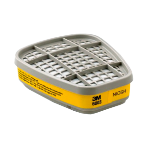 Cartucho 3M 6003 para Vapores Orgánicos y Gases Ácidos (par)