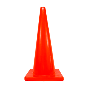 Cono de Seguridad Naranja de PVC Premium 90 cm (pieza)