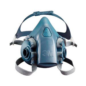 Respirador Silicón Media Cara 3M 7502 con Válvula Cool Flow (pieza)