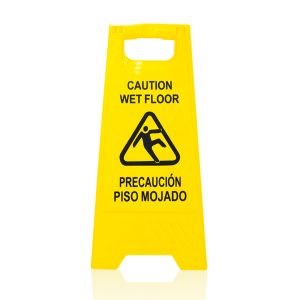 Tijera Indicadora de Piso Mojado Amarilla 62 cm (pieza)
